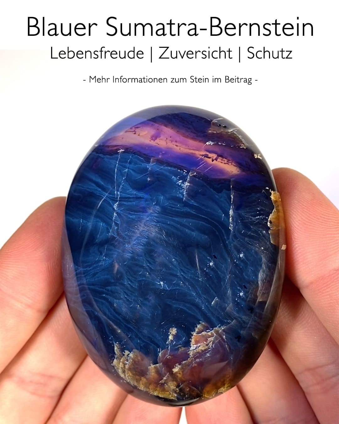 Blauer Sumatra-Bernstein Wirkung