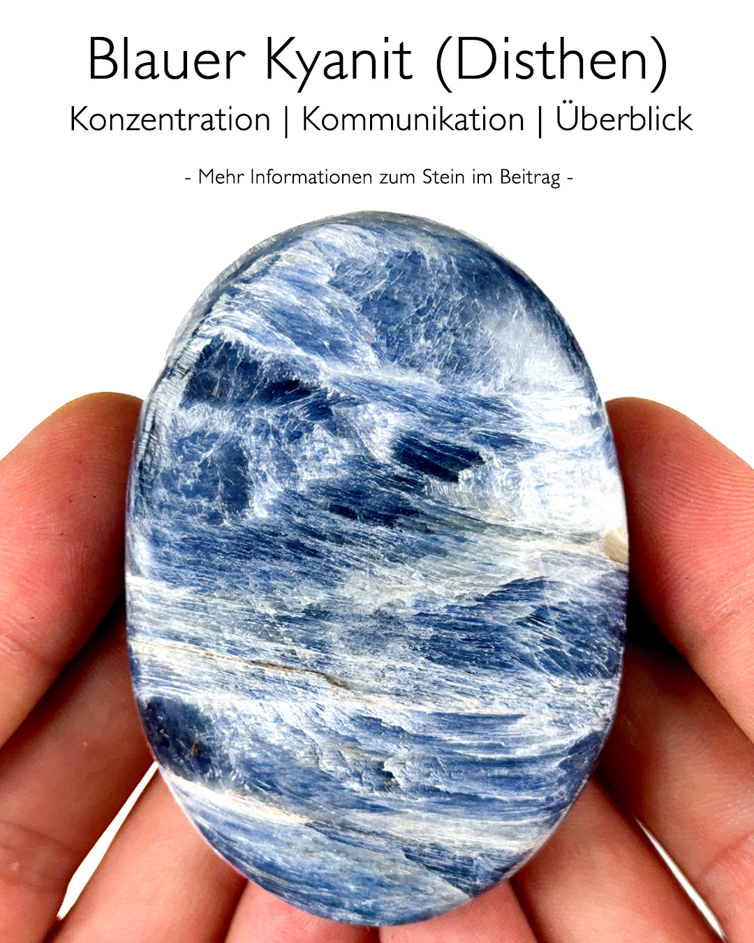 Anwendung und Wirkung von blauem Kyanit (Disthen)