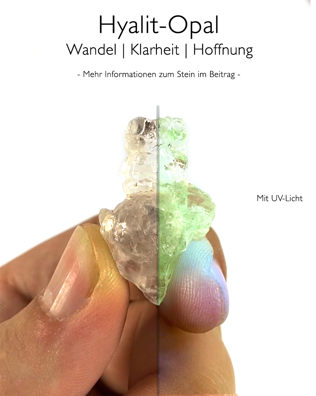 Anwendung und Wirkung von Hyalit-Opal