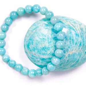 Kraftstein-Armband – Amazonit – Vertrauen, Selbstfindung, Intuition