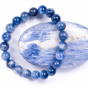 Kraftstein-Armband – Blauer Kyanit (Disthen) – Konzentration, Kommunikation, Überblick