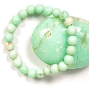 Kraftstein-Armband – Chrysopras – Energiefluss, Optimismus, Reinigung