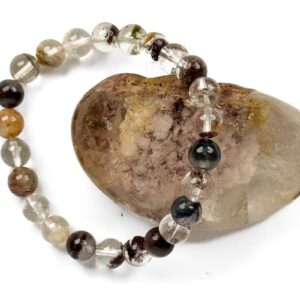 Kraftstein-Armband Lodolith Garden-Quartz