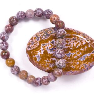 Kraftstein-Armband – Ozeanjaspis – Selbstfürsorge, Entschleunigung, Kraft