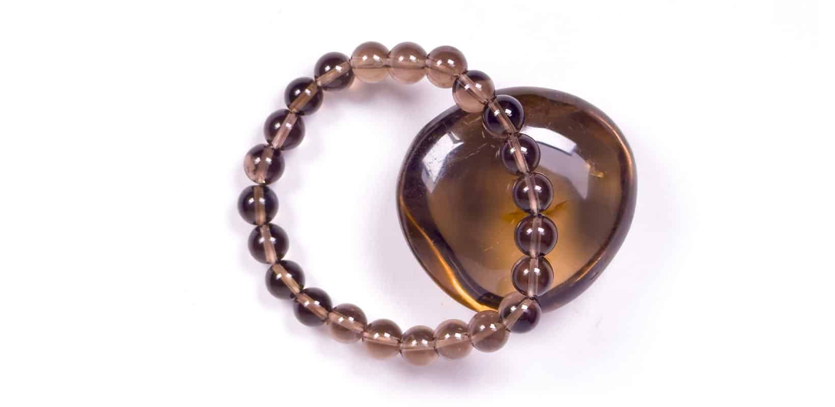 Kraftstein-Armband – Rauchquarz – Lebensfreude, Neuanfänge, Loslassen