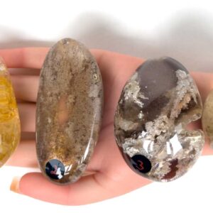 Kraftstein-Handschmeichler - Garden-Quartz - Lodolith