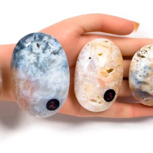 Kraftstein-Handschmeichler - Rosafarbener Chalcedon