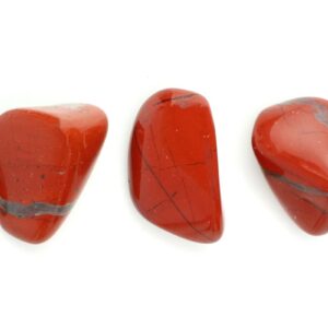Kraftstein Roter Jaspis - Trommelstein Glücksstein Handstein Handschmeichler