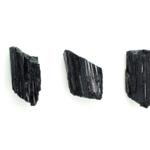 Kraftstein Schwarzer Turmalin - Trommelstein Glücksstein Handstein Handschmeichler