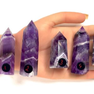 Kraftstein-Turm Chevron-Amethyst