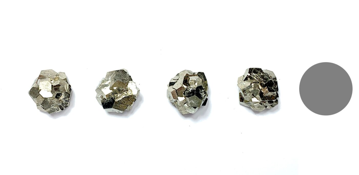 Kraftstein Pyrit-Nugget - Glücksstein Handstein Handschmeichler