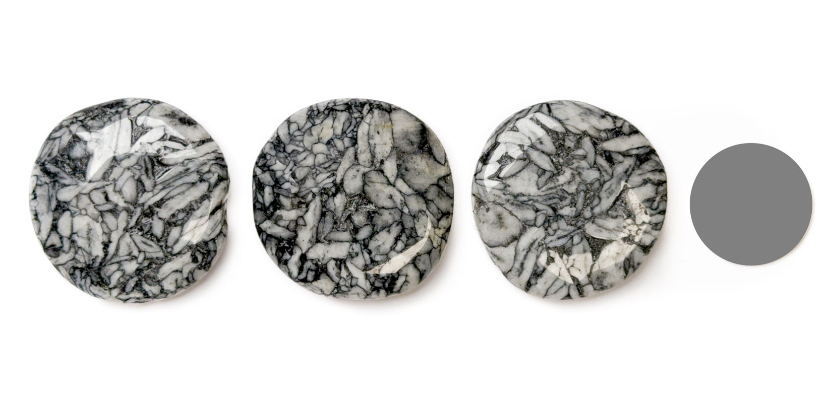Kraftstein Eisblumen-Magnesit Scheibenstein