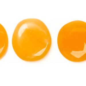 Kraftstein Orangencalcit Scheibenstein