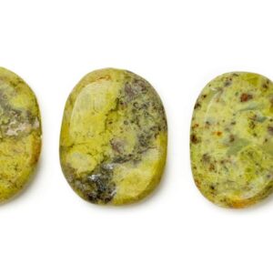 Kraftstein grüner Opal Scheibenstein